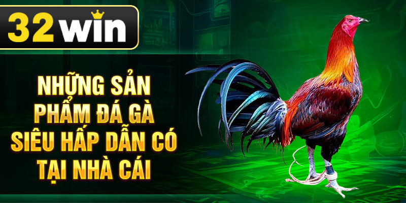 Những sản phẩm đá gà siêu hấp dẫn có tại nhà cái